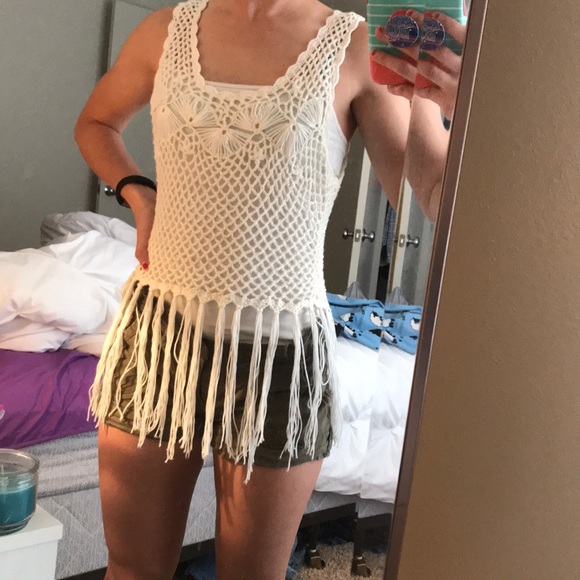 vestique Tops - Vestique, fringe top